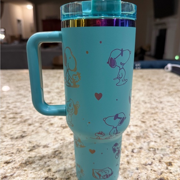 Stanley Teal Snoopy Custom Graphic Mug - Picture 2 of 3